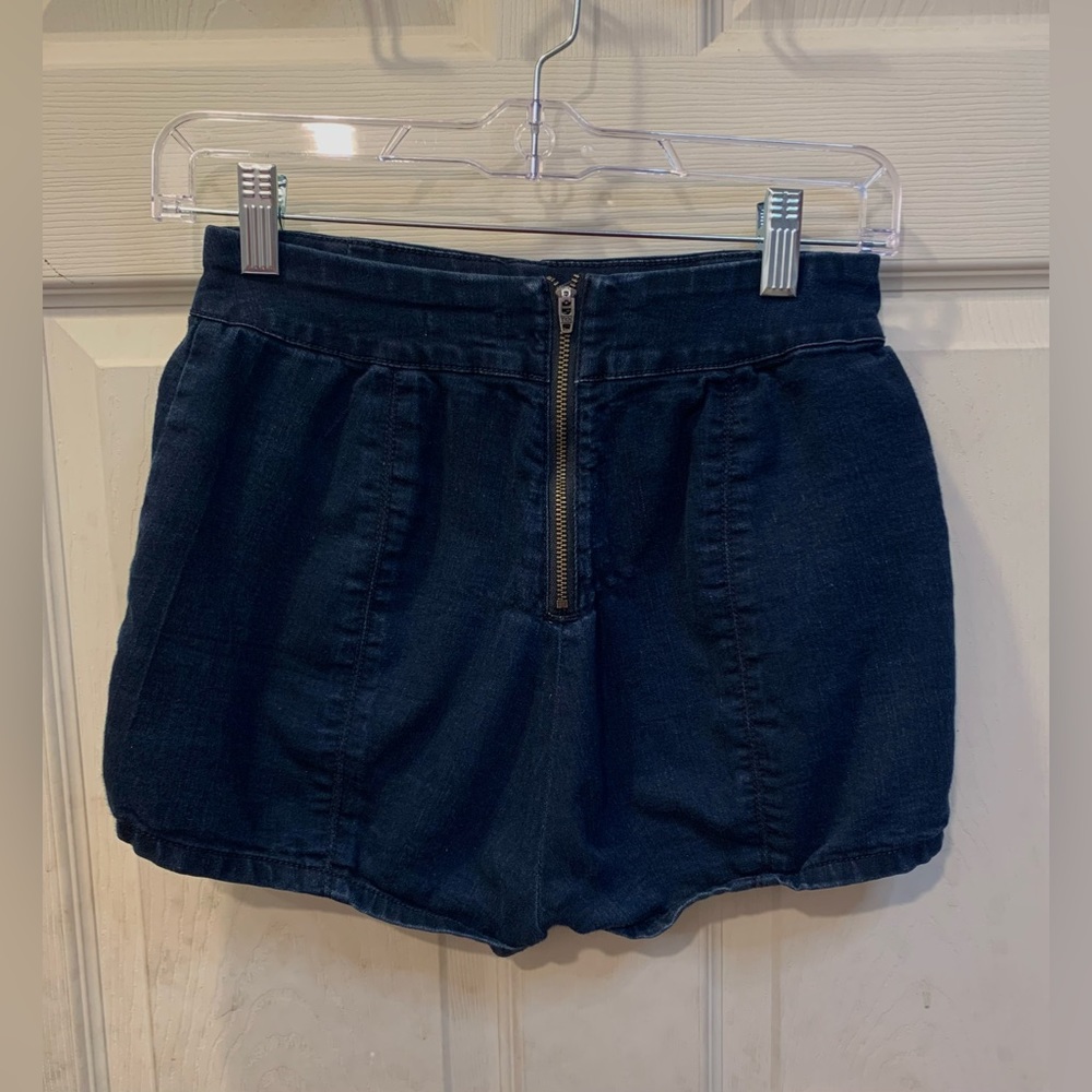 Dark Blue High Waisted Denim Shorts from Urban Outfitters size 4